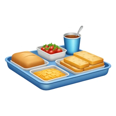 rectangle tray meal sticker