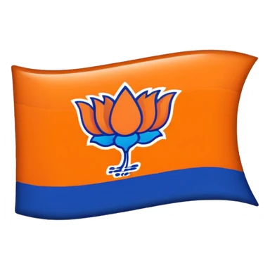 Politics username name with bjp flag sticker