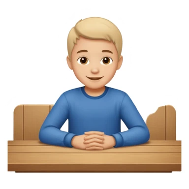 niño montado en una mesa encima de ella sticker