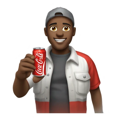 ￼ make a Coca-Cola sticker