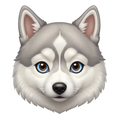 Huskcat Siberian husky sticker