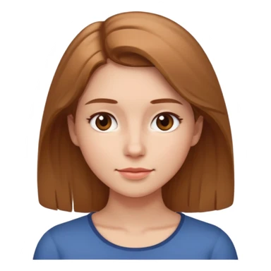 Woman tilting her head towards her shoulders, face is relaxed sticker