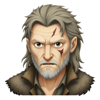 Fenrir Greyback in harry potter sticker