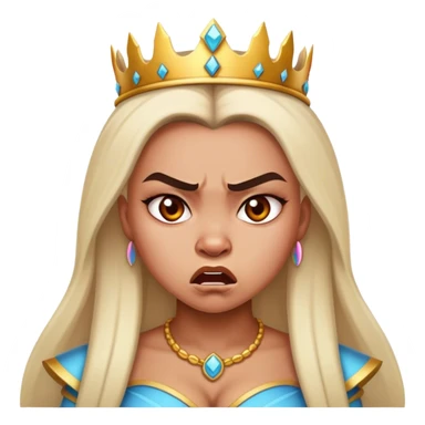 Angry kola princess  sticker