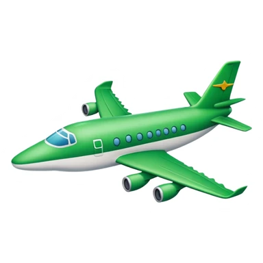 Crocodile as airplane sticker
