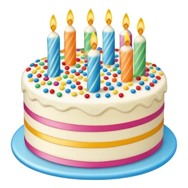 birthay cake sticker