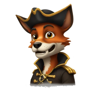 Foxy the pirate sticker