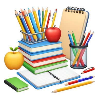 school supplies sticker