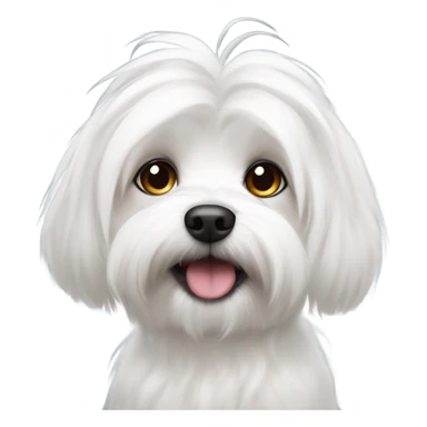 maltese dog sticker