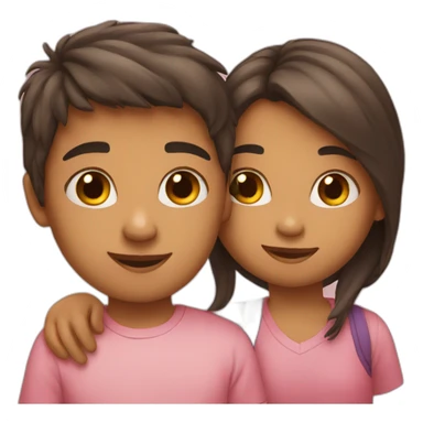 Girl and boy love  sticker