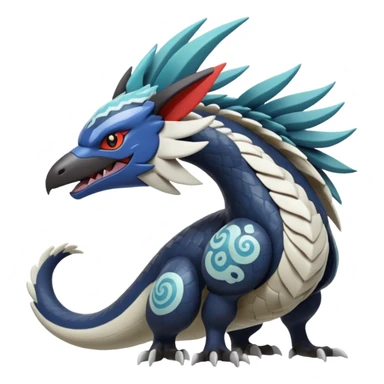  exotic Fakémon-Pokémon-Nargacuga-Silvally-Vernid-creature sticker