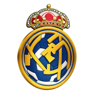 Real madrid logo copa  sticker