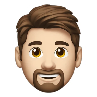 Lionel Messi with Barcelona Kit sticker