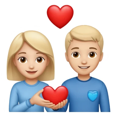 Combine 🧒🏻👧🏻❤️ sticker