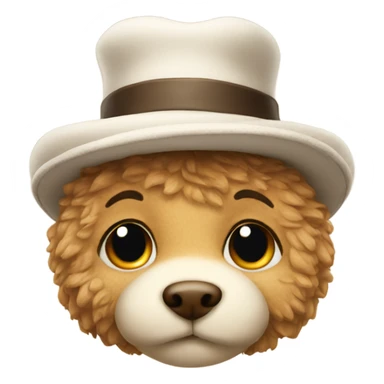 Duffy with a hat sticker