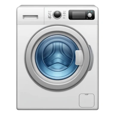 filled with laundry washing machine sticker