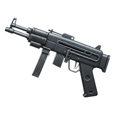 Machine gun sticker