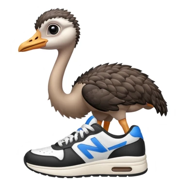  ostrich-in-sneakers sticker