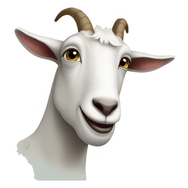 A goat with autism  sticker