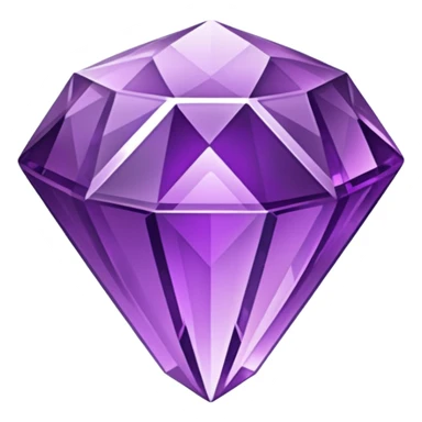 crystal purple gem amethyst sticker