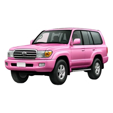 Toyota land cruiser 100 pink sticker