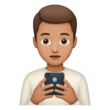 un telefono en redes sociales sticker