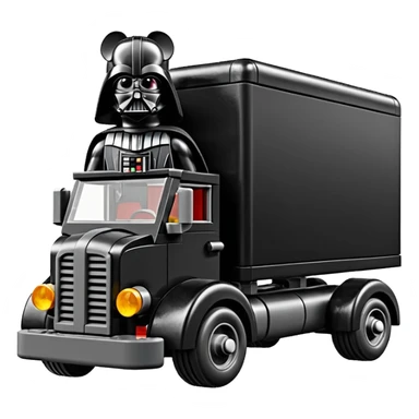 Lego Darth Vader’s Very large rat infested 1936 mover’s moving truck sticker