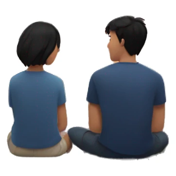 watching fireworks with my boyfriend, we are both asian sticker