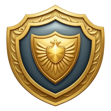 Create a Shield / Crown that represents confidence sticker