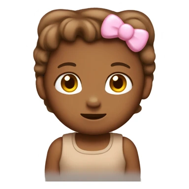 brown color, tanned, Hello kitty.  sticker