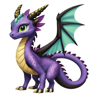 Meloetta-Raikou-Spyro-Toothless-Stitch-Pokémon-Fakémon-creature-hybrid sticker
