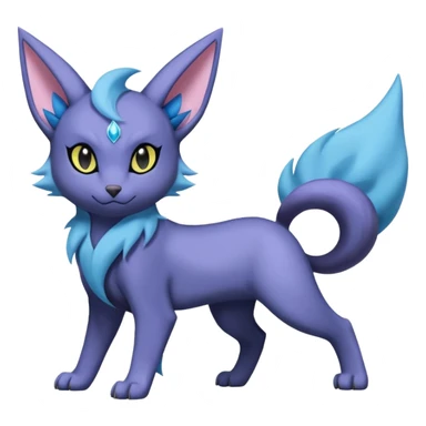 Luxray-Absol-Espeon-Dewott-fusion sticker