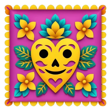Papel picado sticker