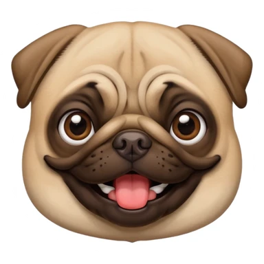 Pug apaixonado sticker