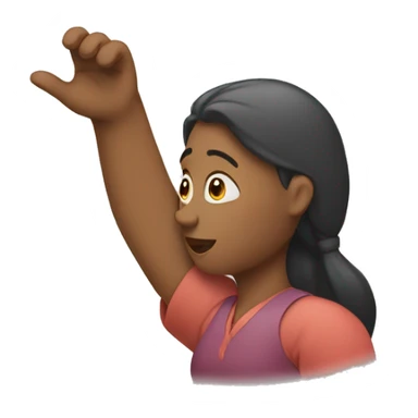 woman searching with hand on forehea sticker