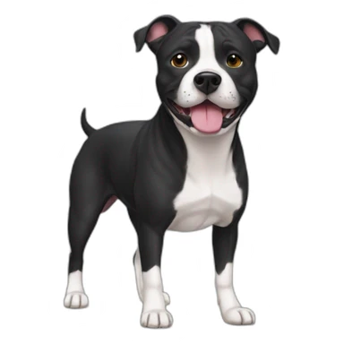 Staffie gr sticker