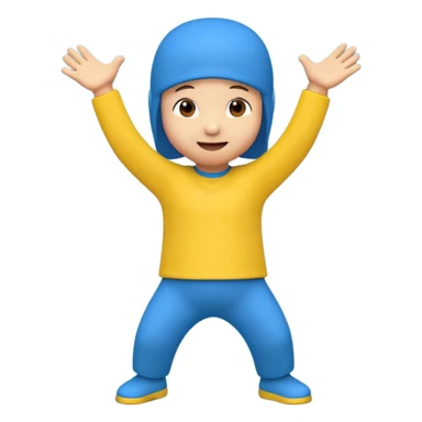 Pocoyo bailando sticker