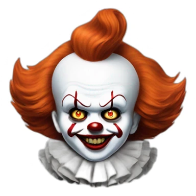 Pennywise the clown sticker