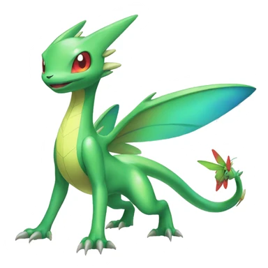 Shiny Colorful Vikavolt-Flygon-Pokémon-Fakémon Full Body sticker