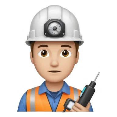 opérateur contrôle non destructif homme sticker