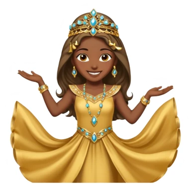 Arabic dancer girl sticker