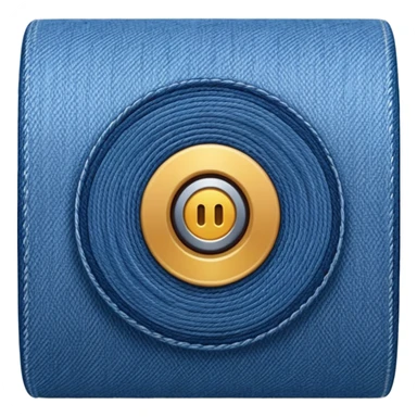 blue roll of fabric with pattern, smart fabric, high-tech textile sticker