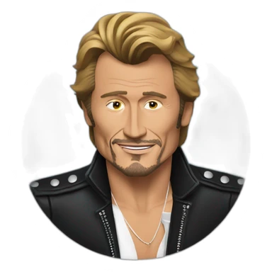 Johnny Hallyday  sticker