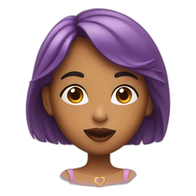 Femme qui envoie un bisou sticker