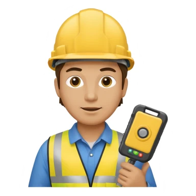 opérateur contrôle non destructif homme sticker