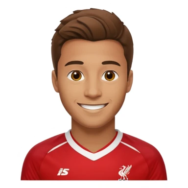 A Liverpool soccer player sticker