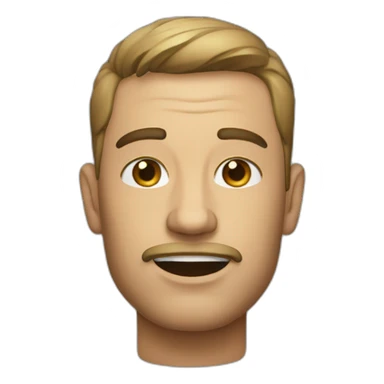 Homme qui se fait frapper sticker