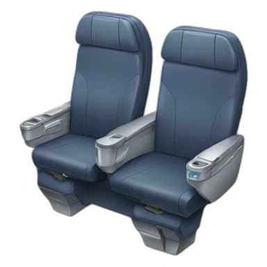 Business Class seat airplane sticker