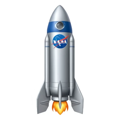 NASA Rocket sticker