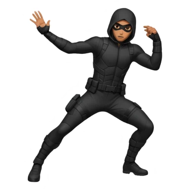 assassin male pose sticker